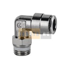 Фитинг (розетка) угловой быстросъемный Camozzi S6520 8 мм - G1/8"
