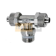 Фитинг тройник поворотный Camozzi 1431 8/6 мм - G1/4"